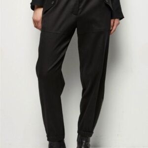 Nili Lotan Black Track Pants